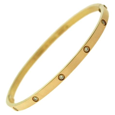 cartier love bracelet thin diamond